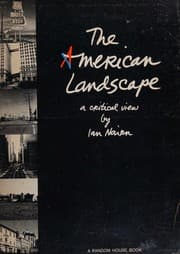 Tapa de The American Landscape, a Critical View