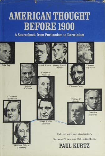 Tapa de American Thought Before 1900