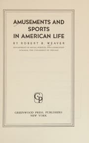 Tapa de Amusements and sports in American life