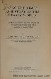 Tapa de Ancient Times A History of The Early World