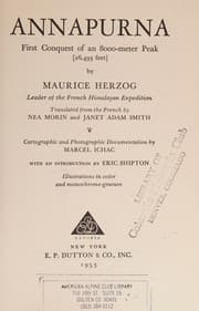 Tapa de ANNAPURNA 1952 MAURICE HERZOG