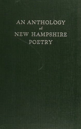 Tapa de An Anthology of New Hampshire Poetry