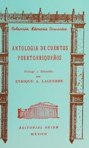 Tapa de ANTOLOGIA DE CUENTOS PUERTORRIQUEÑOS.- Prólogo y selección de Enrique A. Laguerre.