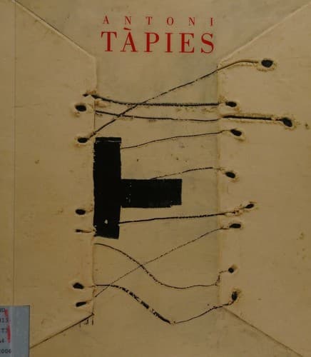 Tapa de Antoni Tàpies