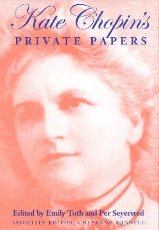Tapa de Kate Chopin's private papers