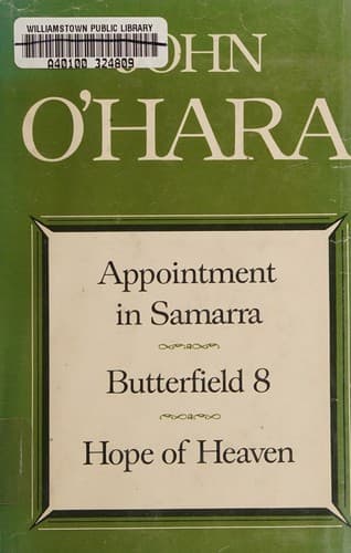 Tapa de Appointment in Samarra