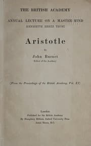 Tapa de Aristotle