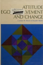 Tapa de Attitude, ego-involvement, and change