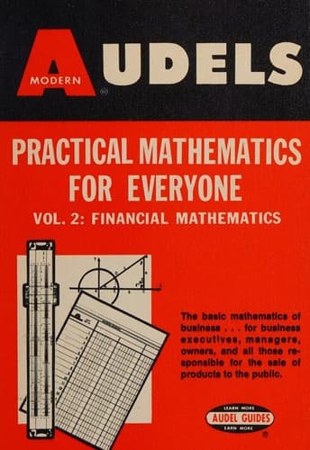 Tapa de Audels practical mathematics for everyone