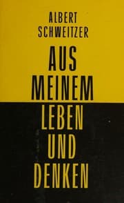 Tapa de Aus meinem Leben und Denken
