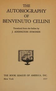Tapa de Autobiography of Benvenuto Cellino