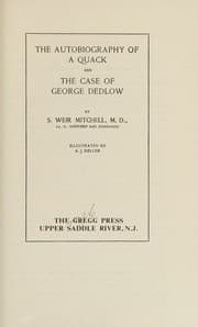Tapa de The autobiography of a quack, and The case of George Dedlow