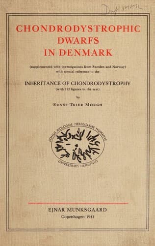 Tapa de Chondrodystrophic dwarfs in Denmark