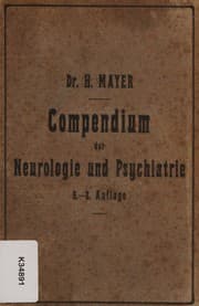 Tapa de Compendium der Neurologie und Psychiatrie