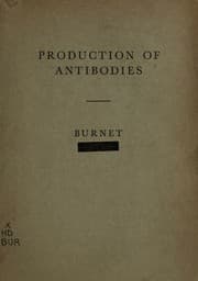 Tapa de The production of antibodies