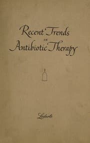 Tapa de Recent trends in antibiotic therapy