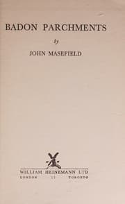 Tapa de Badon parchments / by John Masefield
