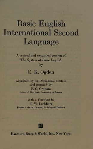 Tapa de Basic English