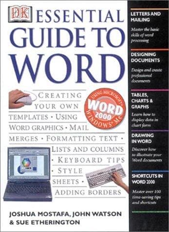 Tapa de DK essential guide to Word