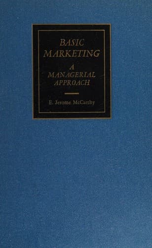 Tapa de Basic marketing, a managerial approach