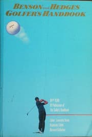 Tapa de Benson & Hedges Golfer's Handbook