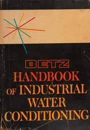 Tapa de Betz handbook of industrial water conditioning