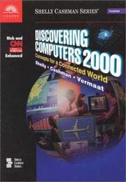 Tapa de Discovering Computers 2000