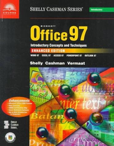 Tapa de Microsoft Office 97 Introductory Concepts and Techniques - Enhanced Edition