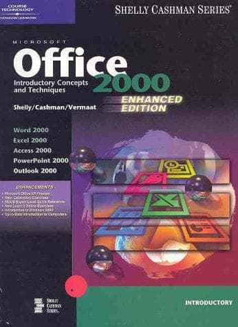 Tapa de Microsoft Office 2000: Introductory Concepts and Techniques