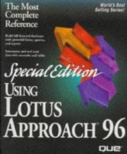 Tapa de Using Lotus Approach 96