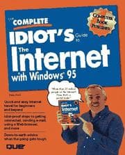 Tapa de The complete idiot's guide to the Internet for Windows 95