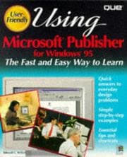 Tapa de Using Microsoft Publisher for Windows 95