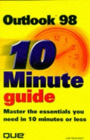 Tapa de 10 minute guide to Microsoft Outlook 98