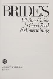 Tapa de Bride's Lifetime Guide to Good Food and Entertaining