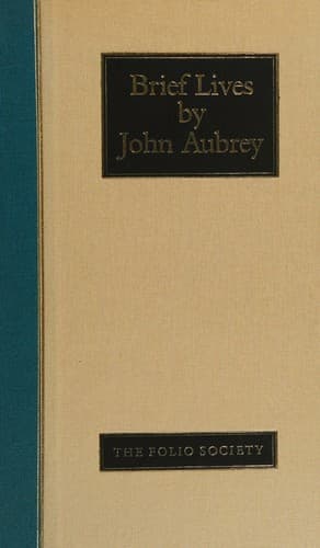 Tapa de Brief Lives. A Selection. 1975