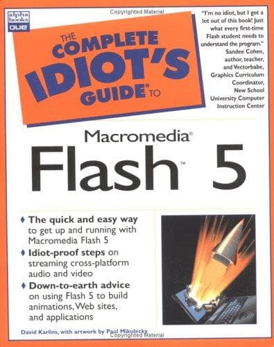 Tapa de Complete Idiot's Guide to Macromedia Flash 5