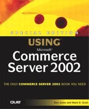 Tapa de Using Microsoft Commerce Server 2002