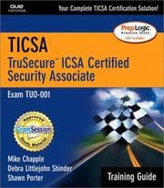 Tapa de TICSA TruSecure ICSA certified security associate