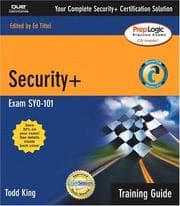 Tapa de Security+ training guide