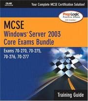 Tapa de MCSE Windows Server 2003 Core Exams Training Guide
