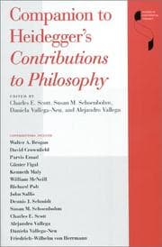 Tapa de Companion to Heidegger's Contributions to philosophy