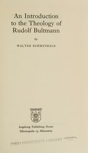 Tapa de An Introduction to the Theology of Rudolf Bultmann