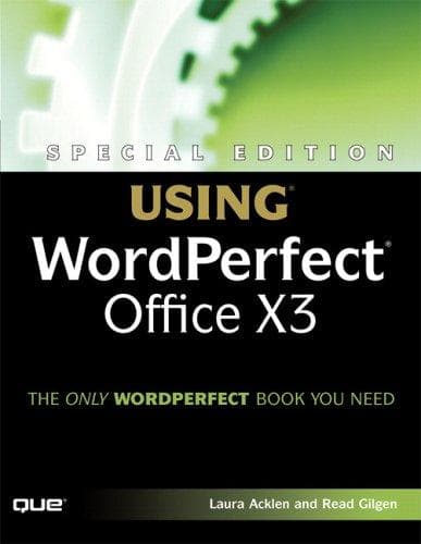 Tapa de Using WordPerfect Office X3