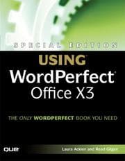 Tapa de Using WordPerfect Office X3