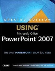 Tapa de Special Edition Using Microsoft(R) Office PowerPoint 2007