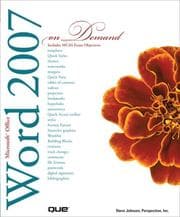 Tapa de Microsoft Office Word 2007 on demand