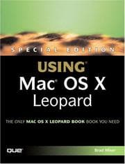 Tapa de Special Edition Using Mac OS X Leopard