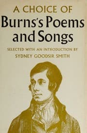 Tapa de A choice of Burns's poems and songs