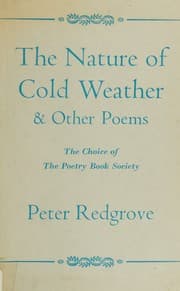 Tapa de The nature of cold weather, and other poems / Peter Redgrove
