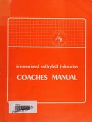 Tapa de International Volleyball Federation Coaches Manual